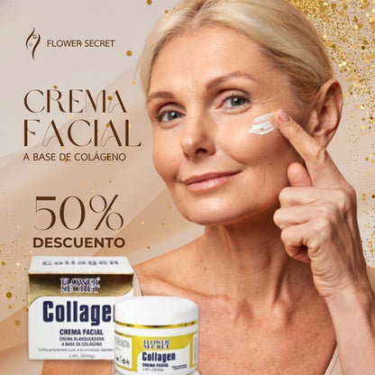 CREMA FACIAL ANTI-EDAD A BASE DE COLÁGENO