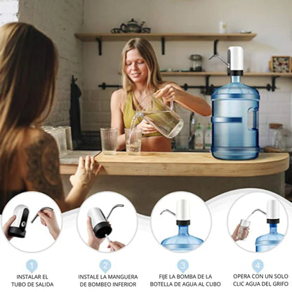 DISPENSADOR DE AGUA RECARGABLE USB